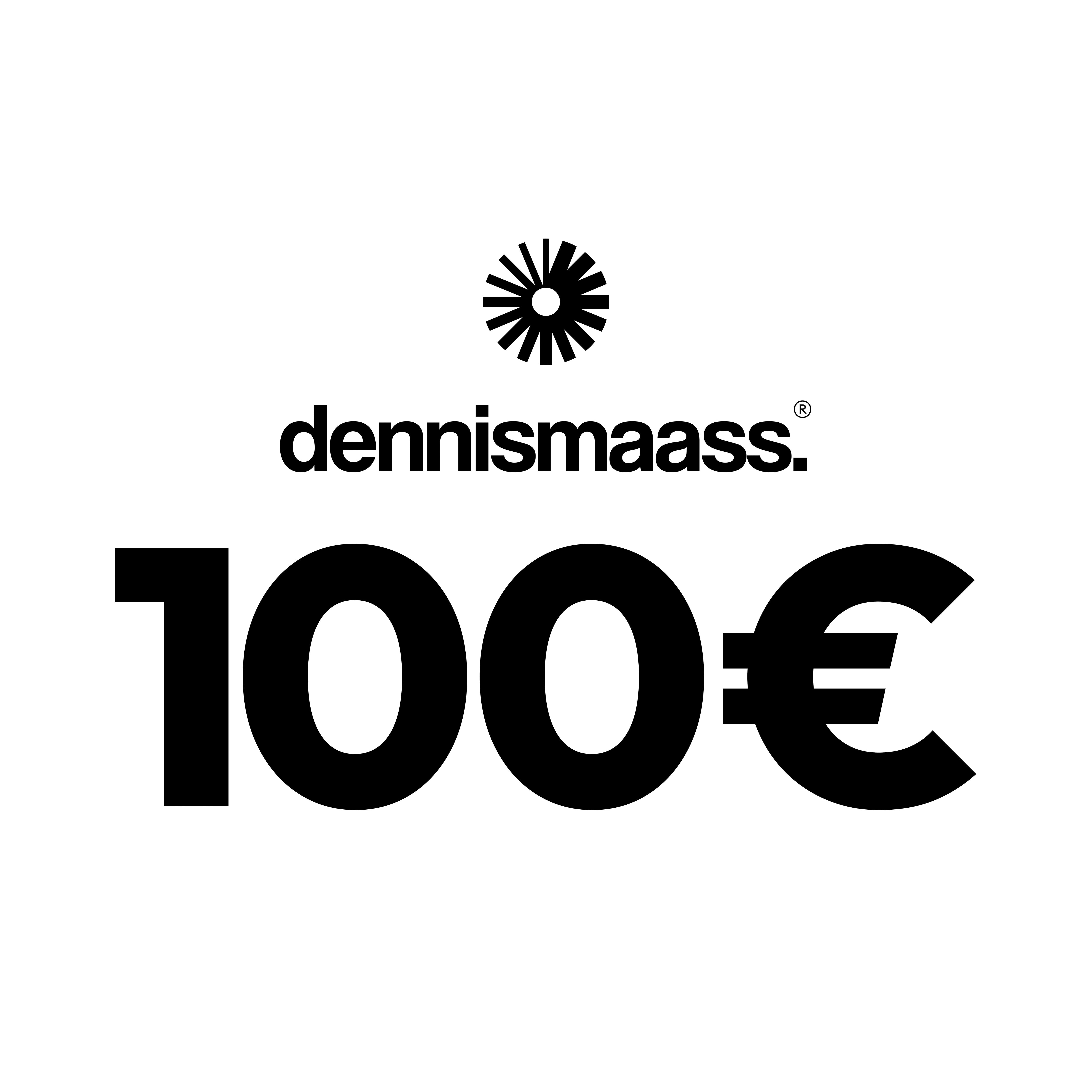 €100 gift voucher - dennismaass.