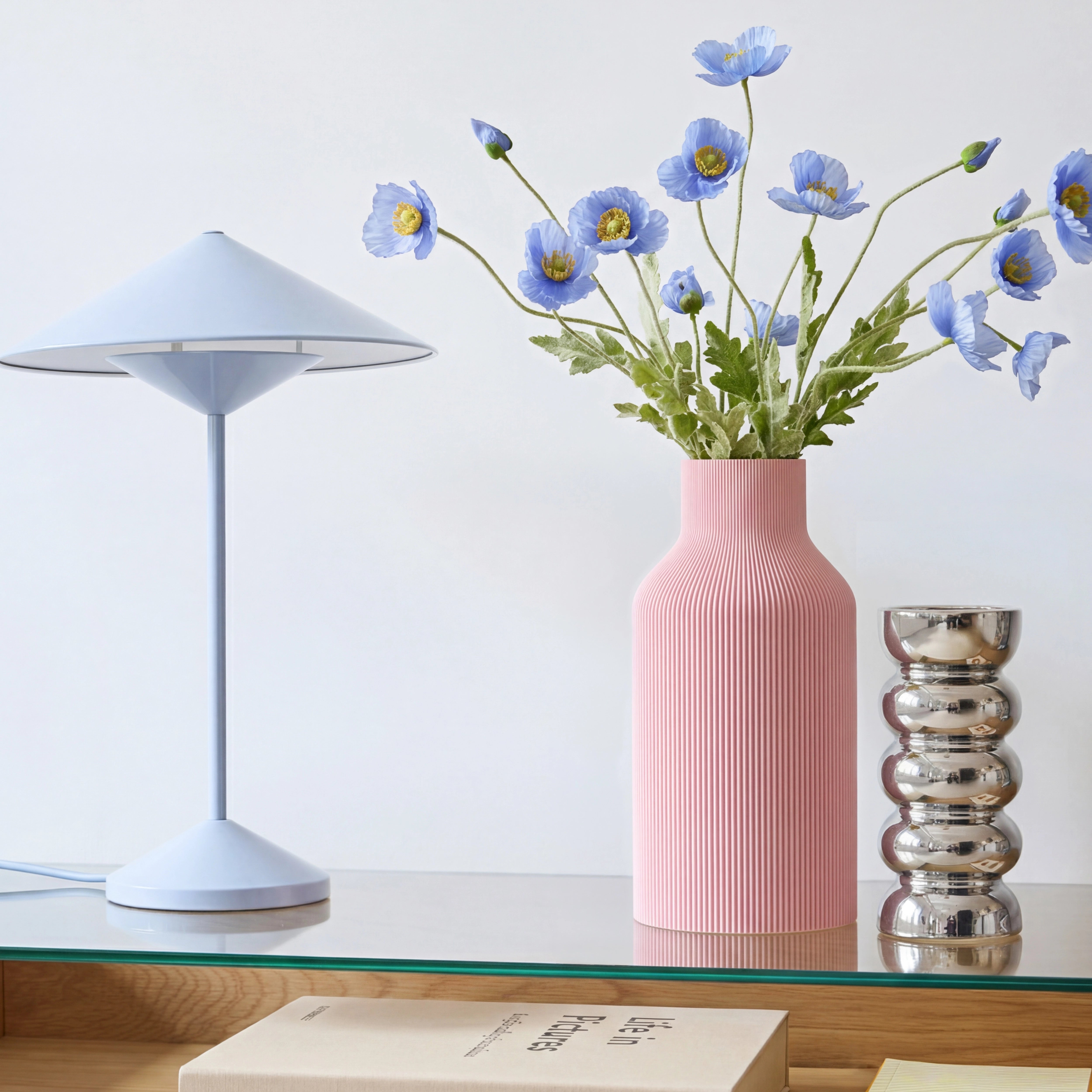 Vase in pastellton